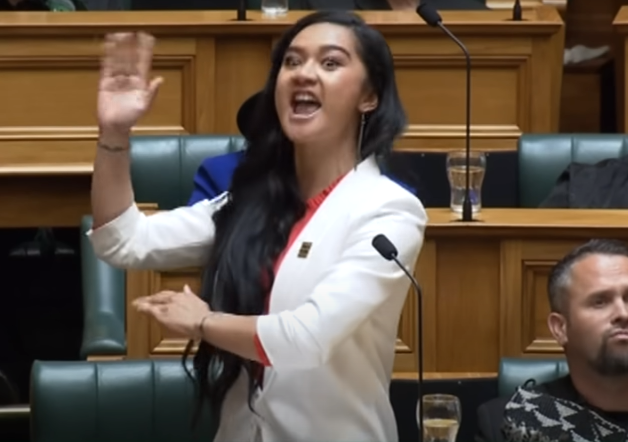 New Zealand's youngest MP Haka performance in Parliament Its Crazy Dude