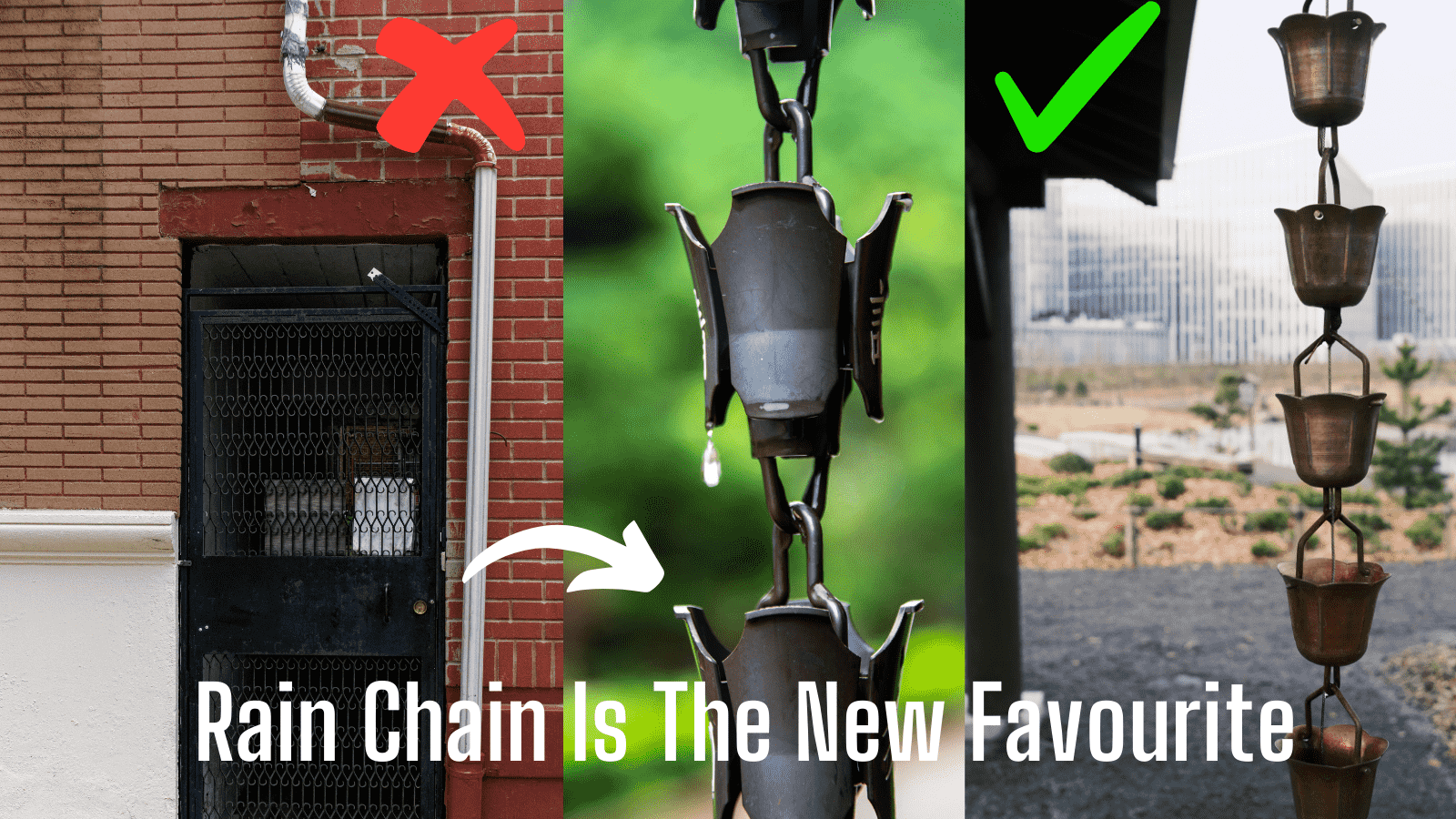 People Globally Are Choosing Rain Chain Over Downspout, 5 Reasons Why
